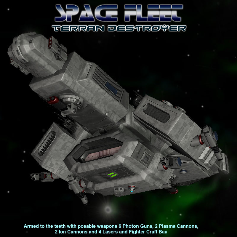 Space Ship Terran Destroyer by N/A