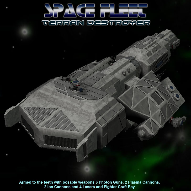 Space Ship Terran Destroyer by N/A