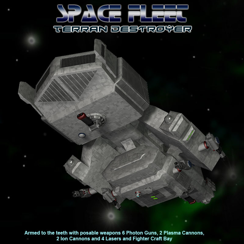 Space Ship Terran Destroyer by N/A