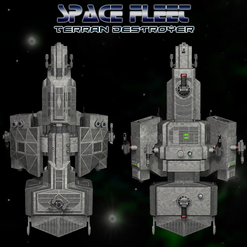 Space Ship Terran Destroyer by N/A