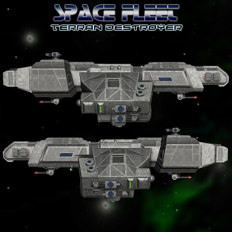 Space Ship Terran Destroyer by N/A