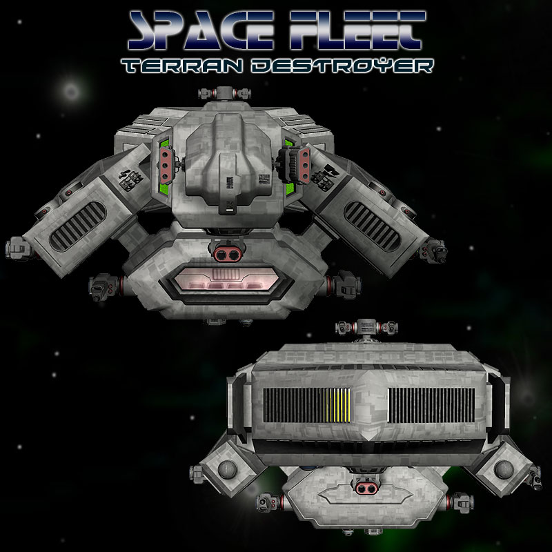 Space Ship Terran Destroyer by N/A