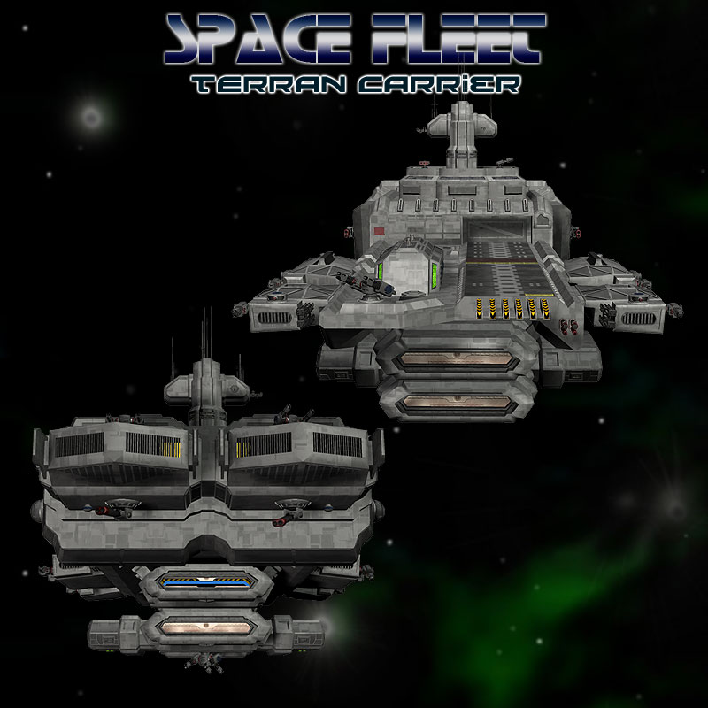Space Ship Terran Carrier by N/A