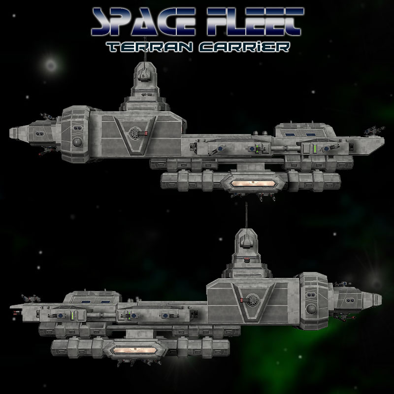 Space Ship Terran Carrier by N/A
