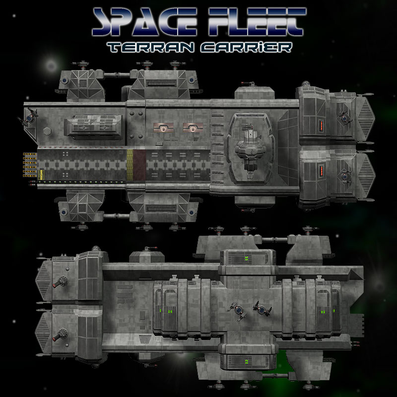 Space Ship Terran Carrier by N/A