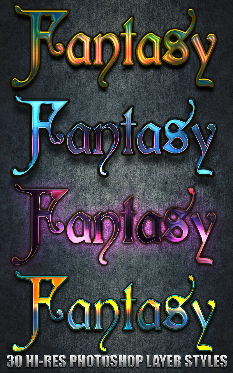 Fantasy - Photoshop Styles by N/A