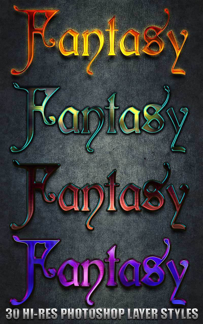 Fantasy - Photoshop Styles by N/A