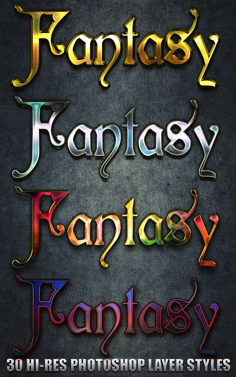 Fantasy - Photoshop Styles by N/A