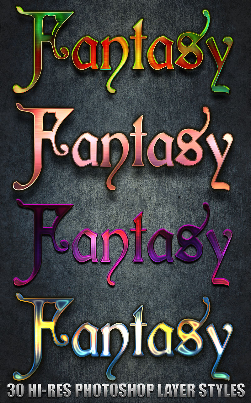 Fantasy - Photoshop Styles by N/A