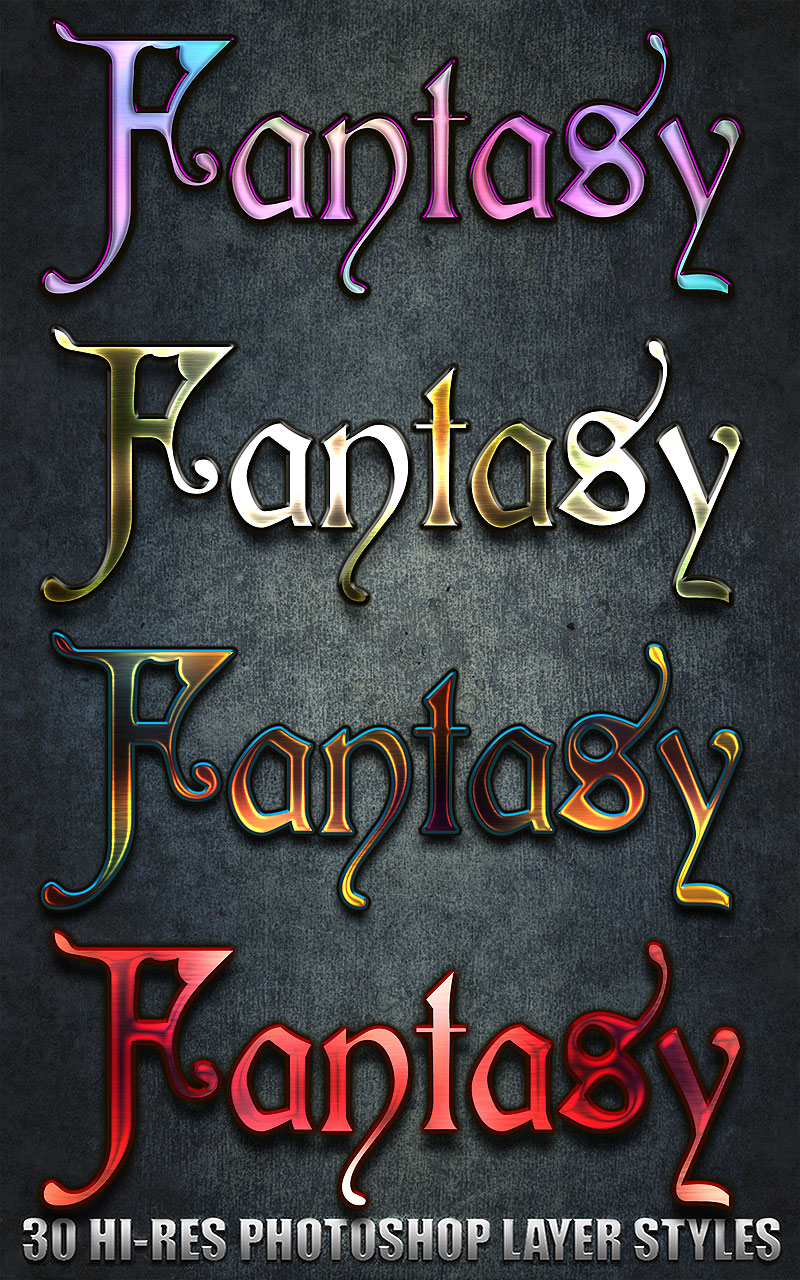 Fantasy - Photoshop Styles by N/A
