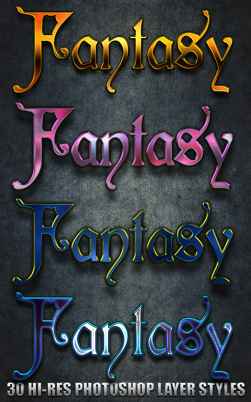 Fantasy - Photoshop Styles by N/A