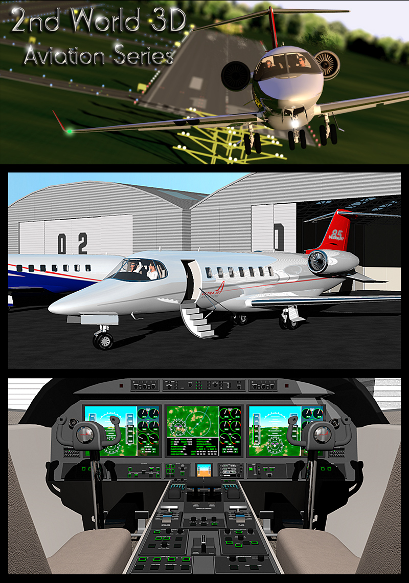 Twin engine private jet 85 by N/A