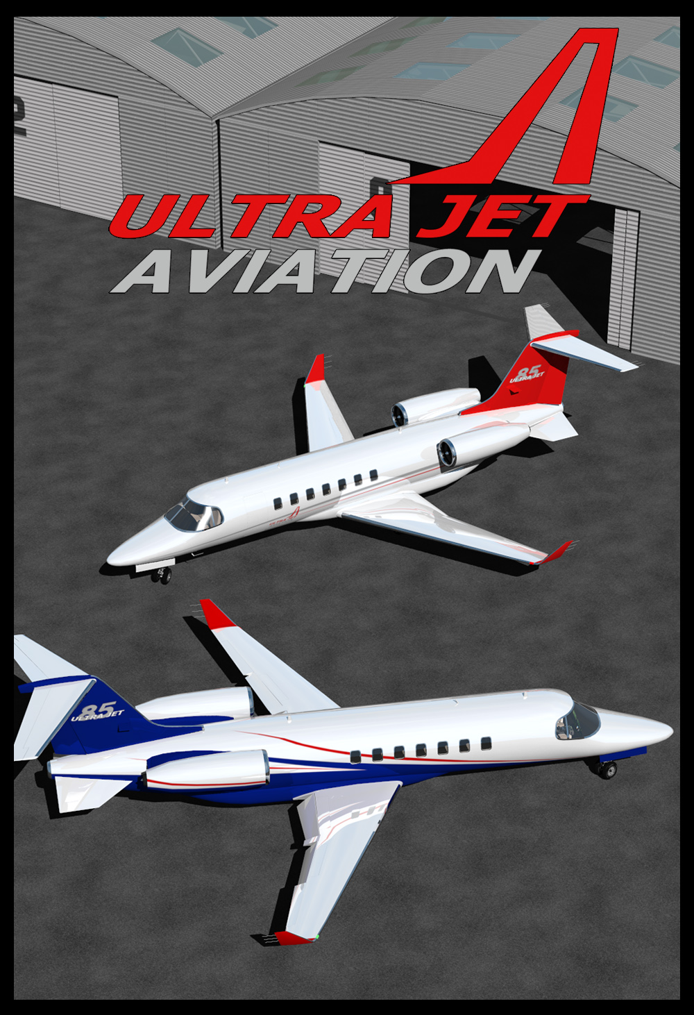 Twin engine private jet 85 by N/A
