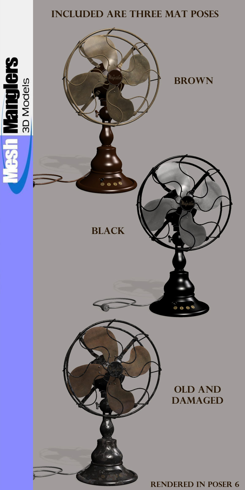 Vintage Electric Fan by N/A