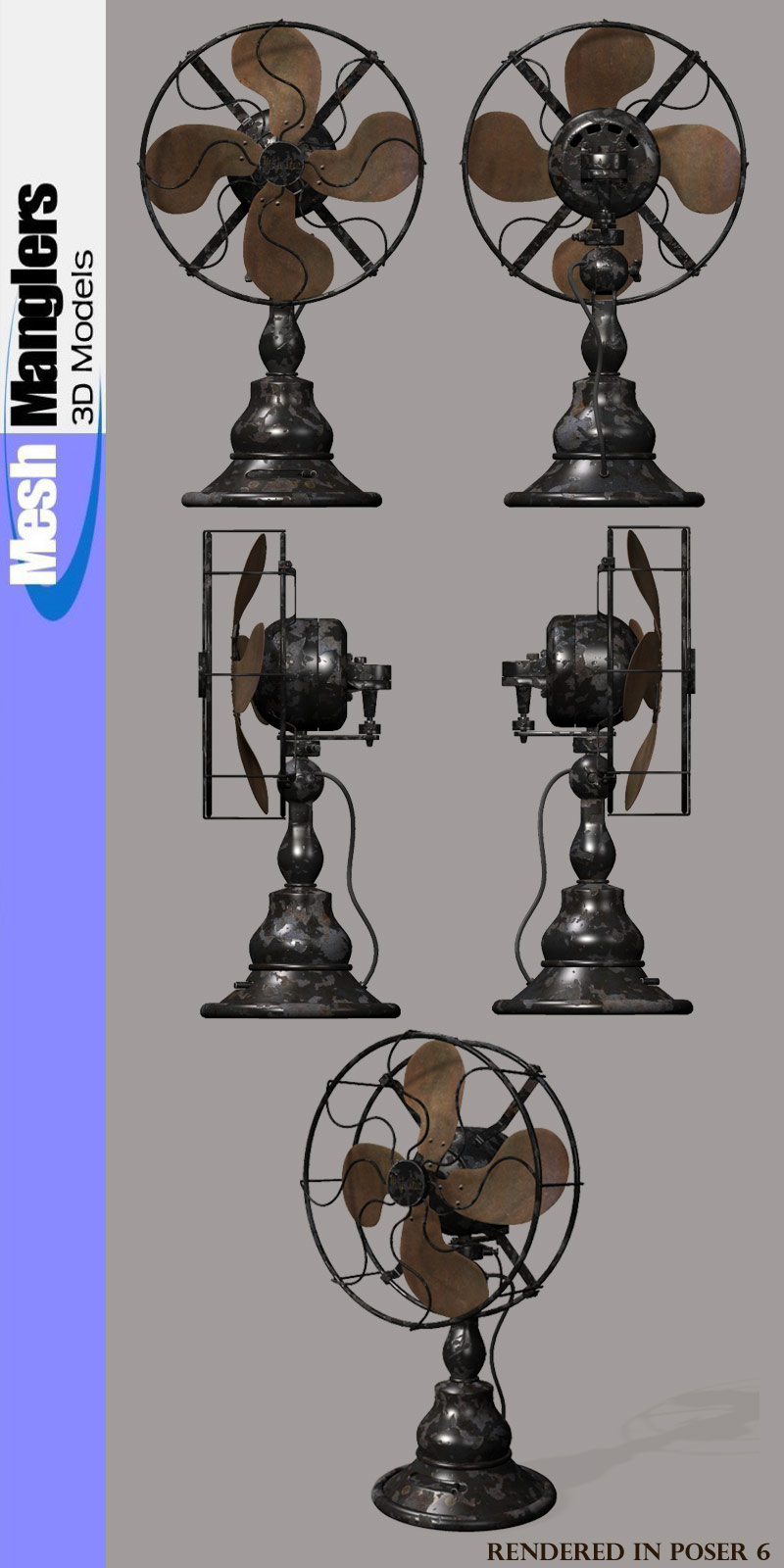 Vintage Electric Fan by N/A