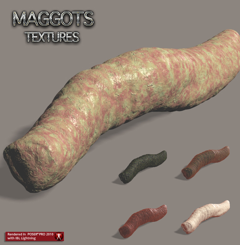 Maggots for your Horror Render by N/A