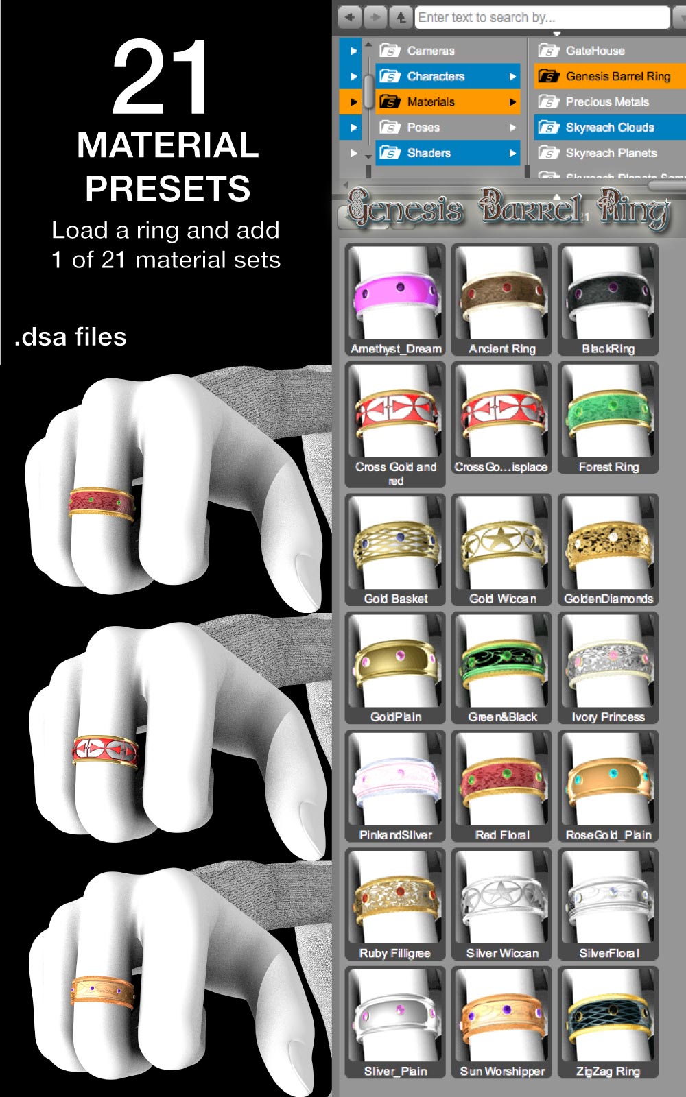 Genesis Barrel Ring by N/A