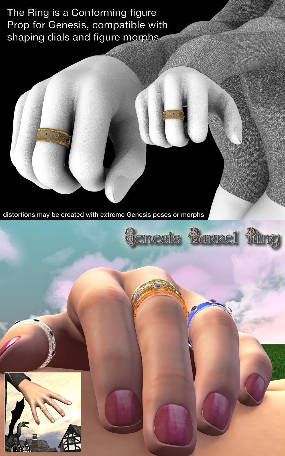 Genesis Barrel Ring by N/A