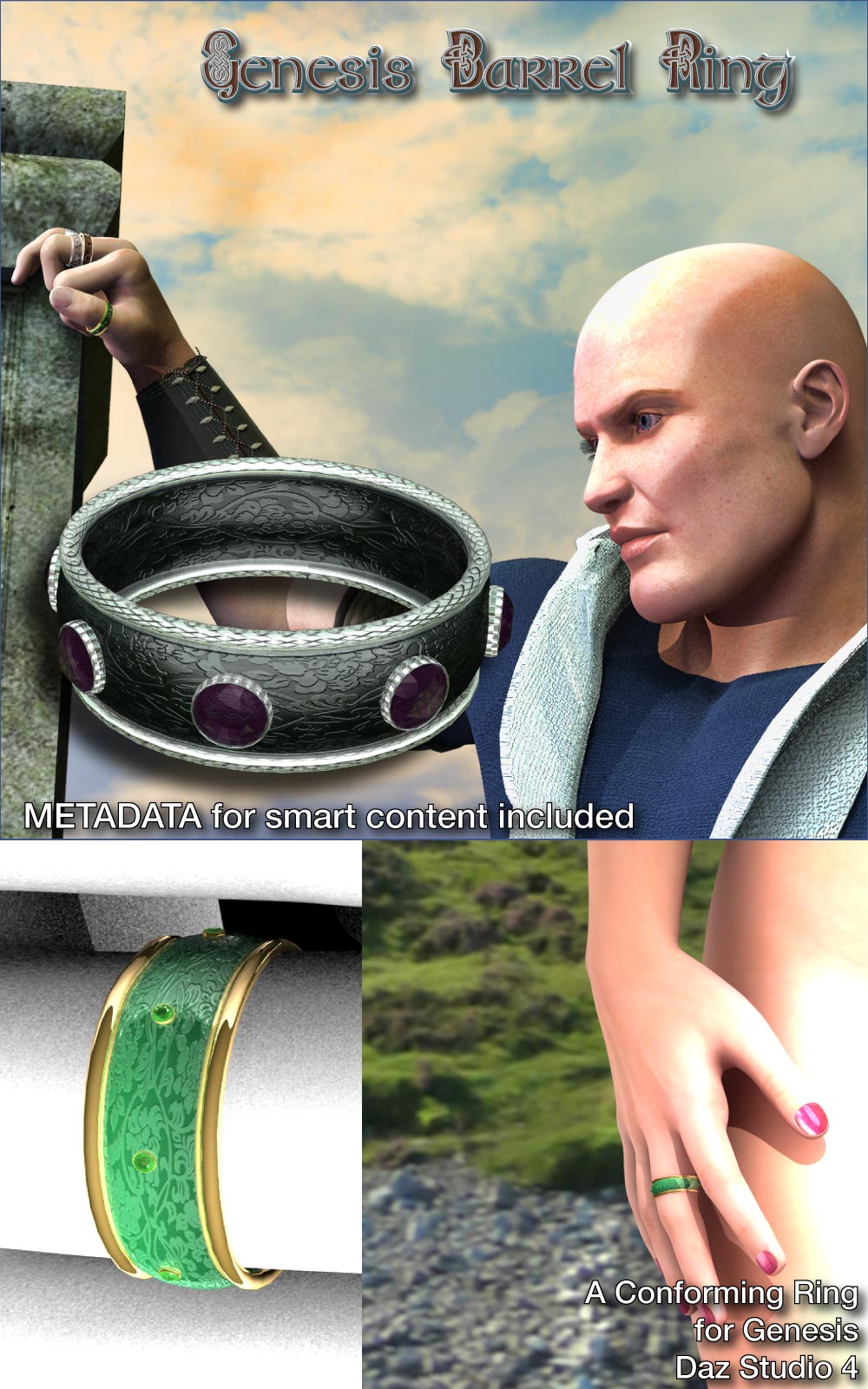 Genesis Barrel Ring by N/A