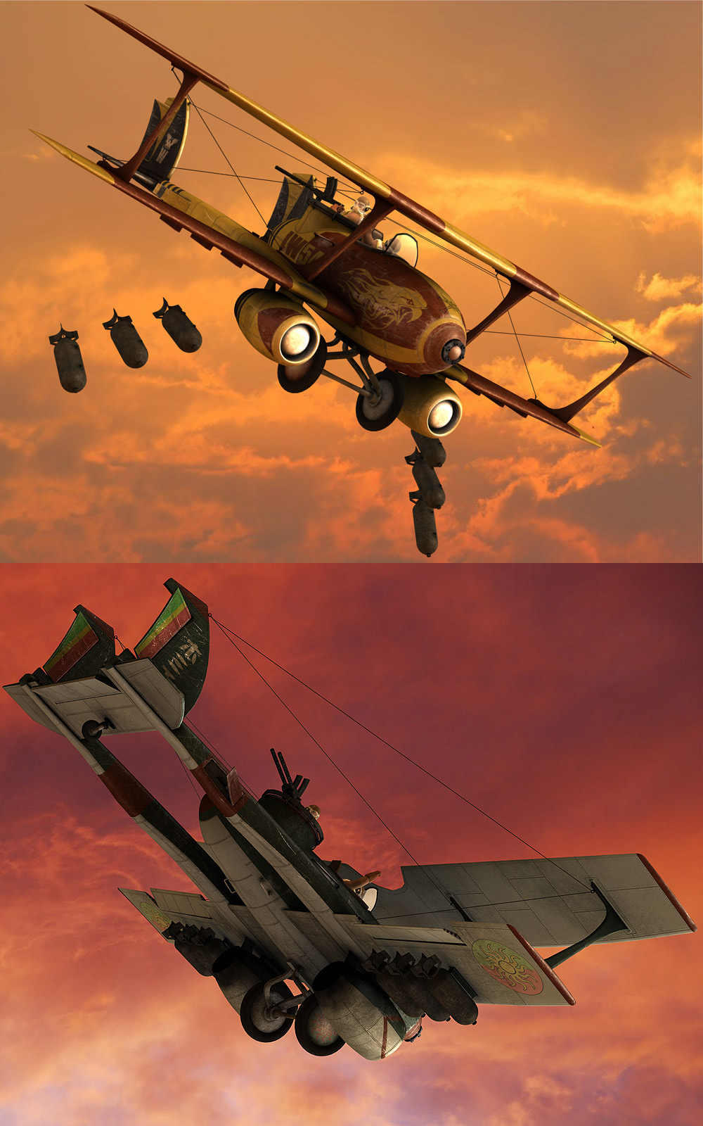 Steampunk Dive Bomber by N/A