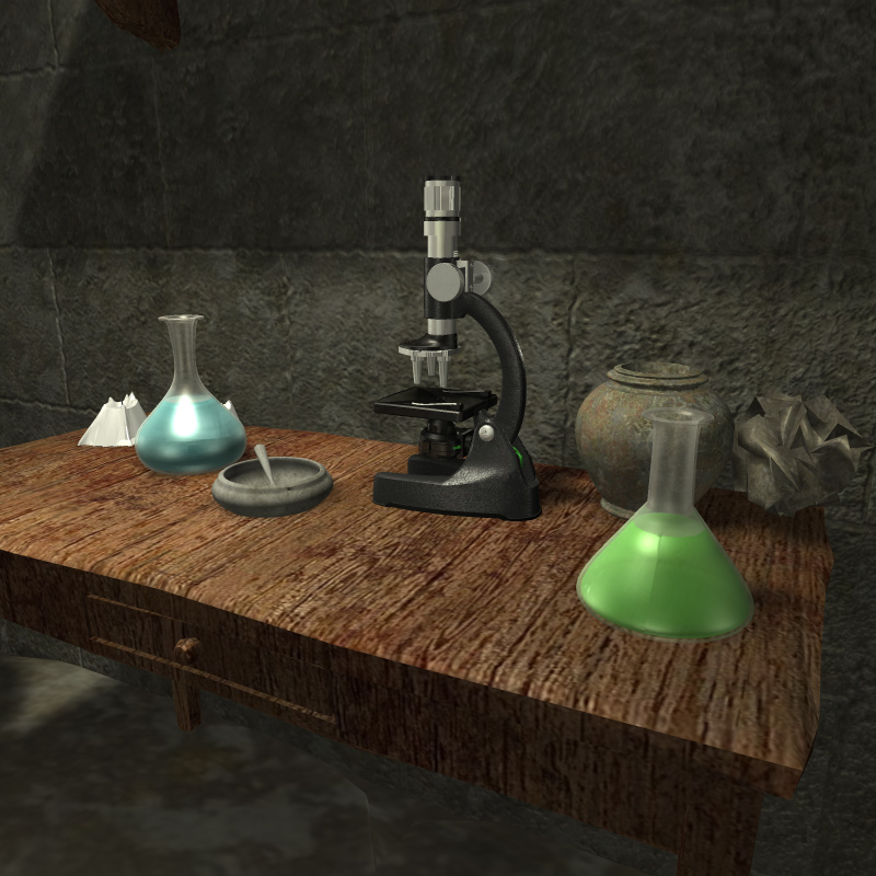 Microscope (for Poser) by N/A