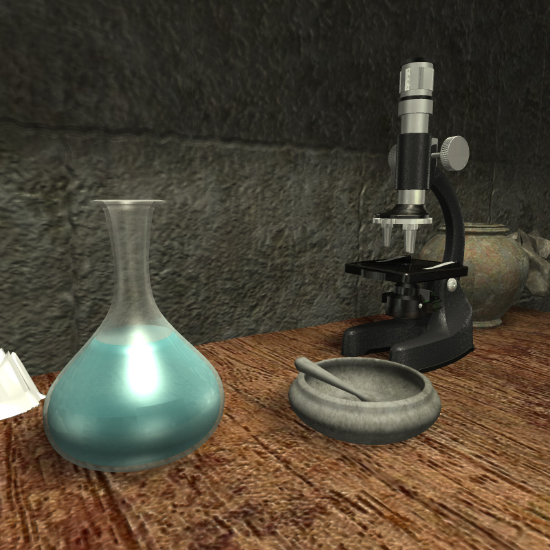 Microscope (for Poser) by N/A