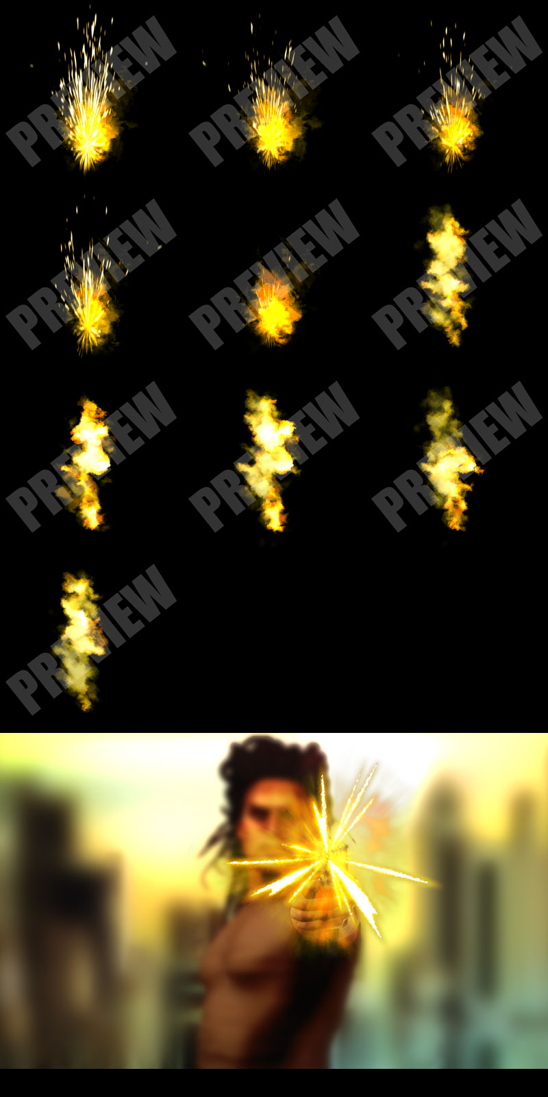 Gun Muzzle Flashes by N/A