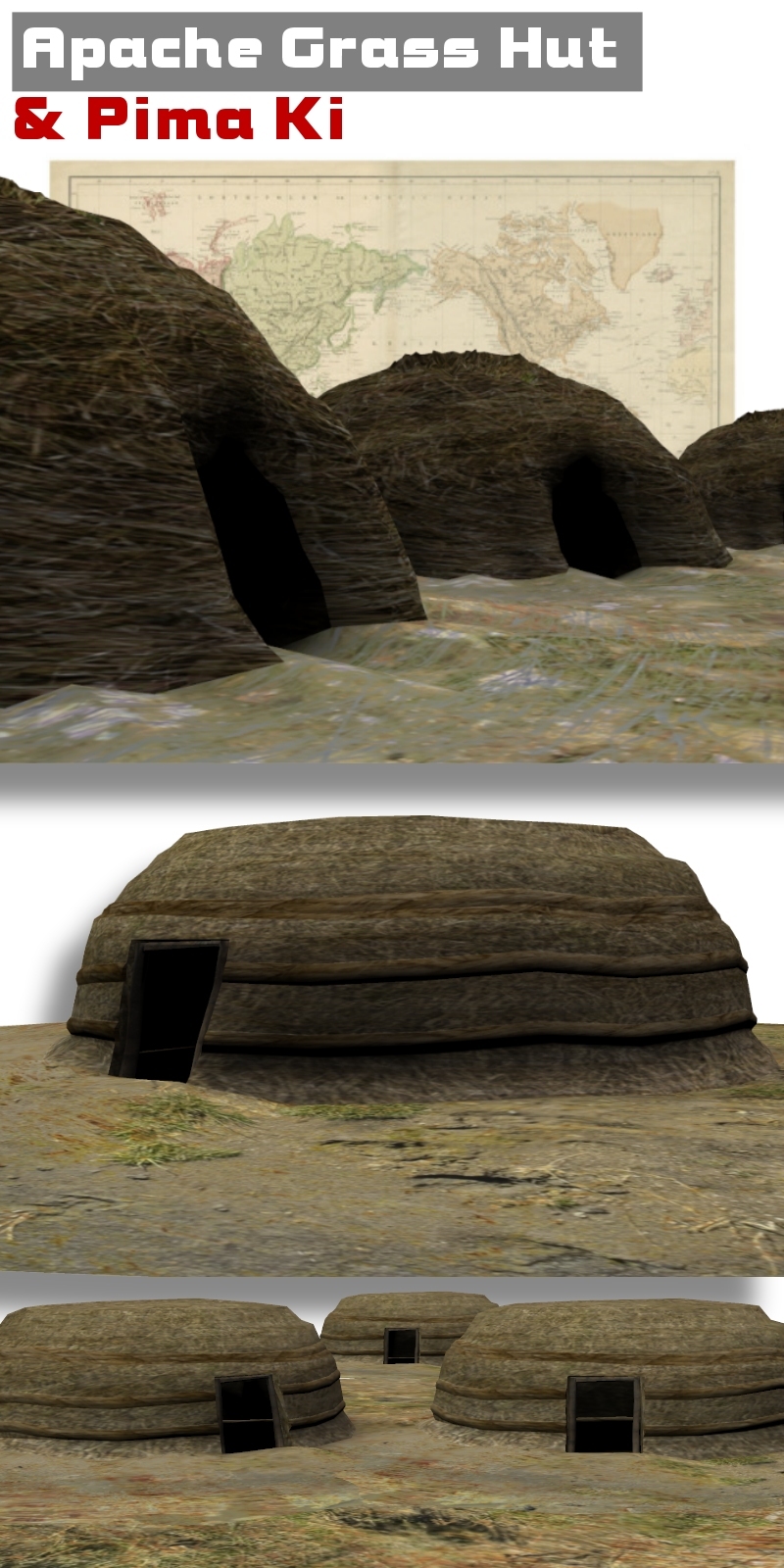 Tribal Huts by N/A