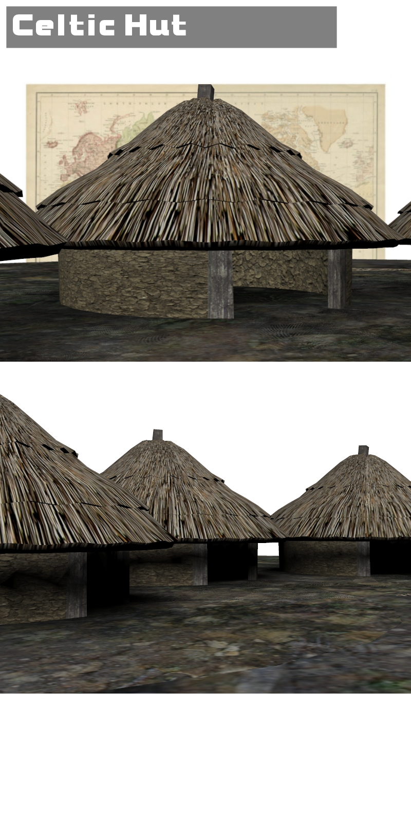 Tribal Huts by N/A