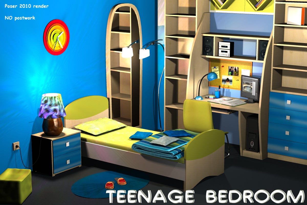 Teenage Bedroom by N/A