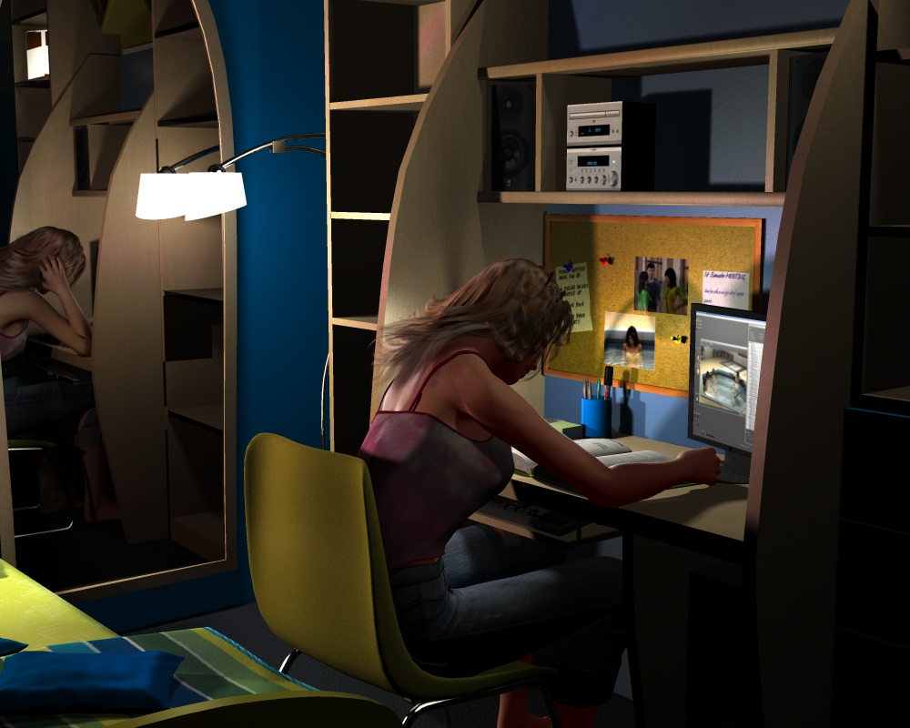 Teenage Bedroom by N/A