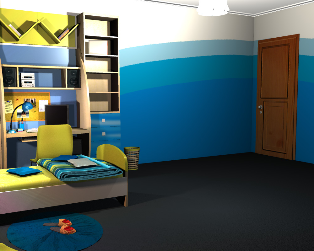 Teenage Bedroom by N/A