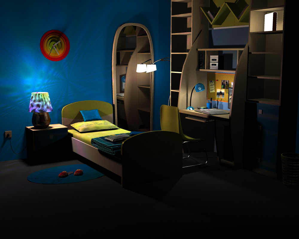 Teenage Bedroom by N/A