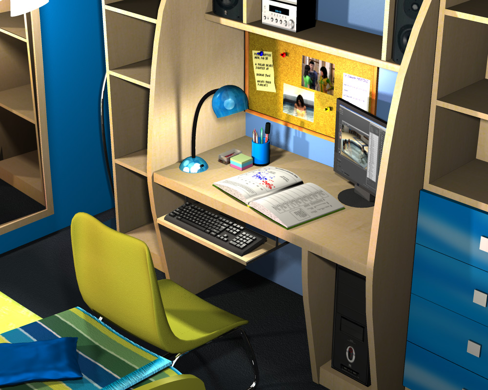 Teenage Bedroom by N/A
