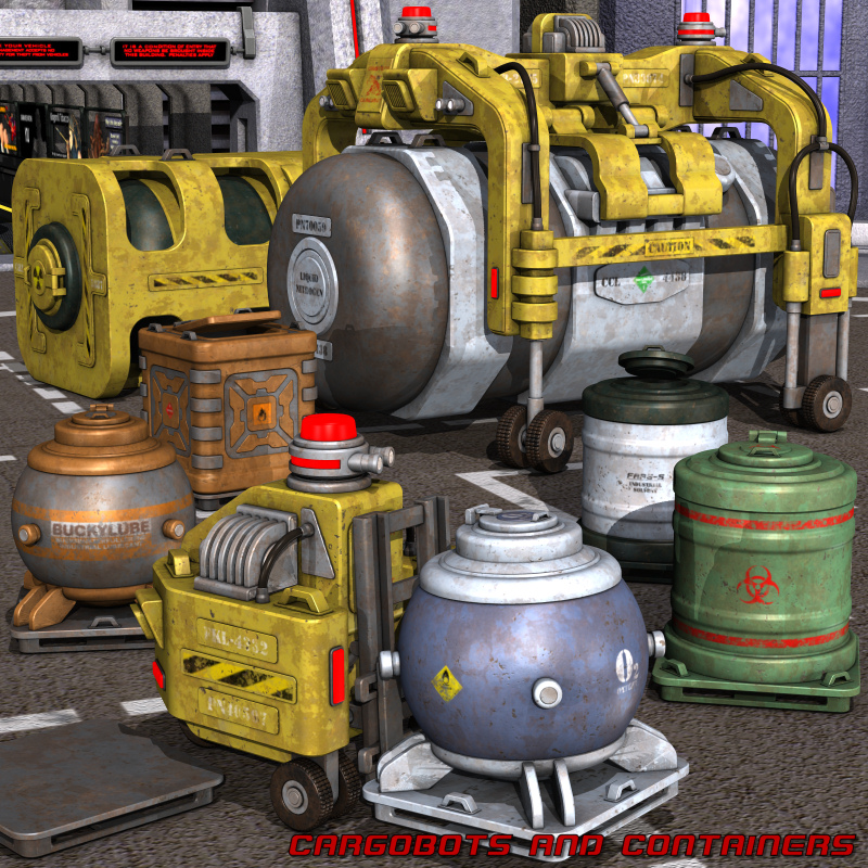 Cargobots And Containers by N/A