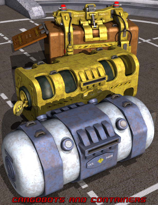 Cargobots And Containers by N/A
