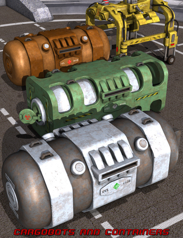 Cargobots And Containers by N/A