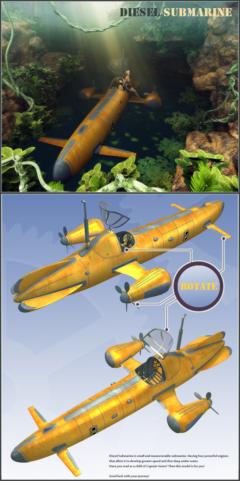 Diesel Submarine by N/A