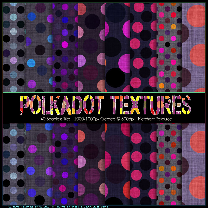 Polkadot Textures by N/A