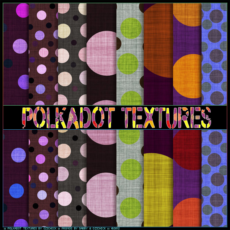 Polkadot Textures by N/A