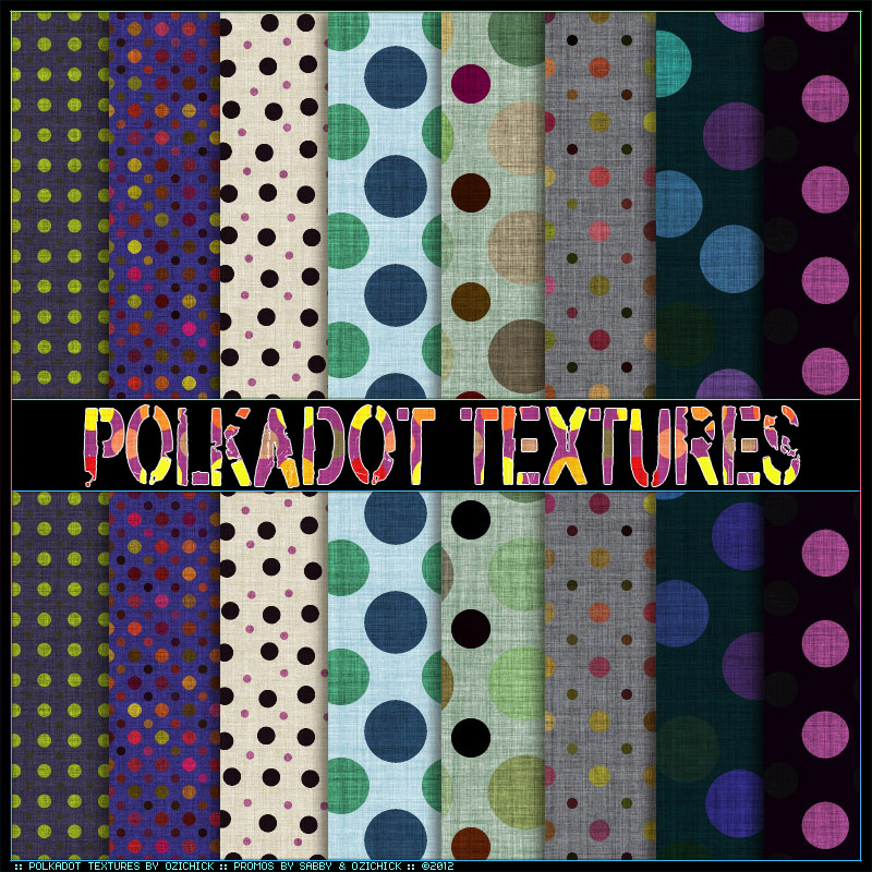 Polkadot Textures by N/A