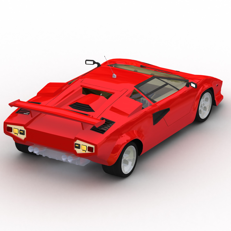 Lamborghini Countach (for Lightwave) by N/A