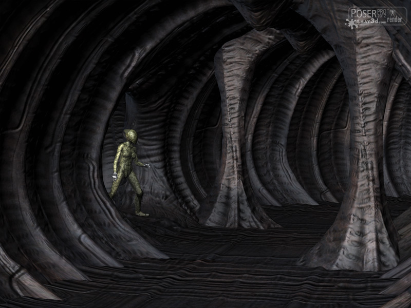 Alien Cave by N/A