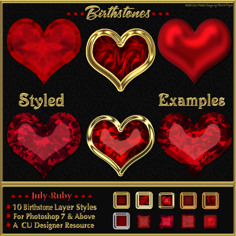 Birthstone Bling!: JULY-RUBY by N/A