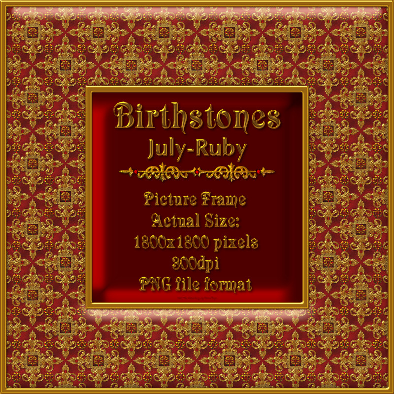 Birthstone Bling!: JULY-RUBY by N/A