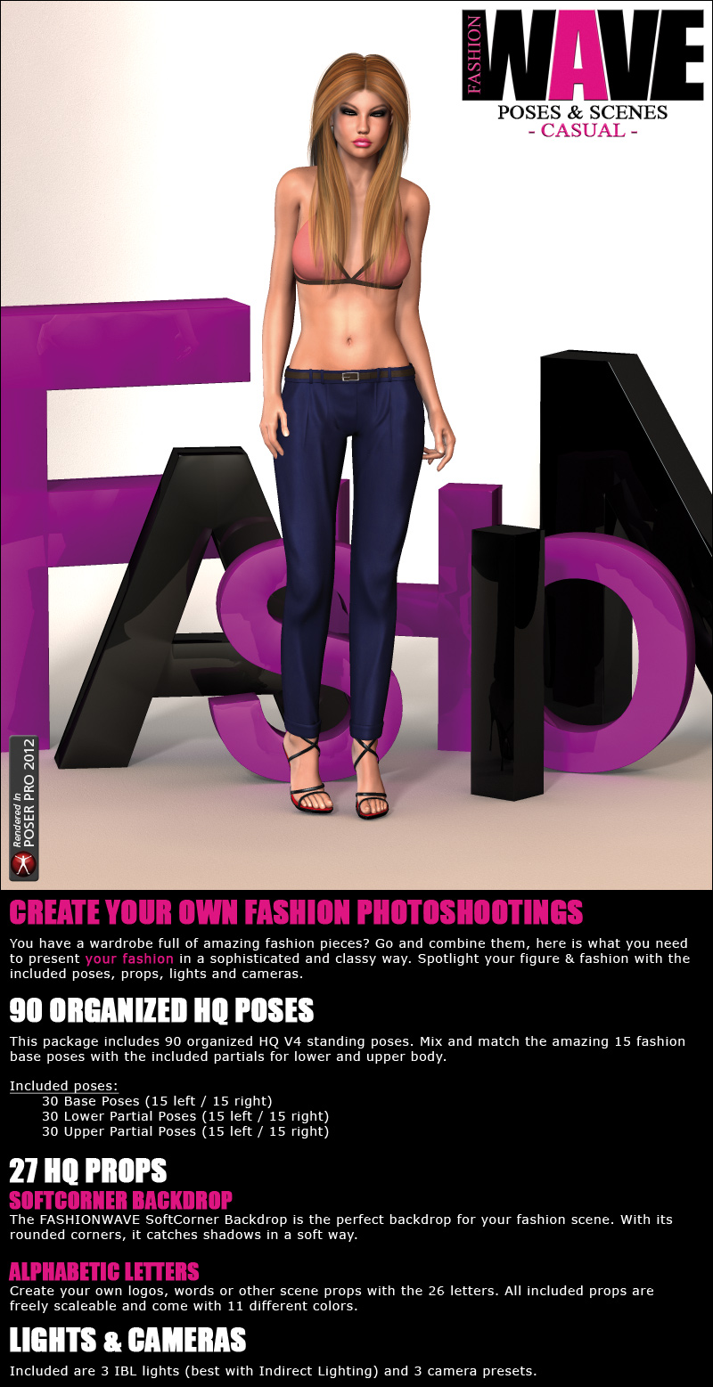 FASHIONWAVE PosesNScenes - Casual by N/A