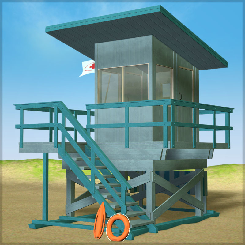 Lifeguard Station by N/A