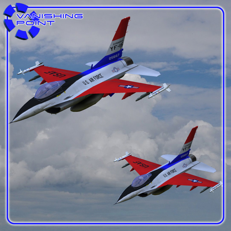 F-16 Falcon (for Poser) by N/A