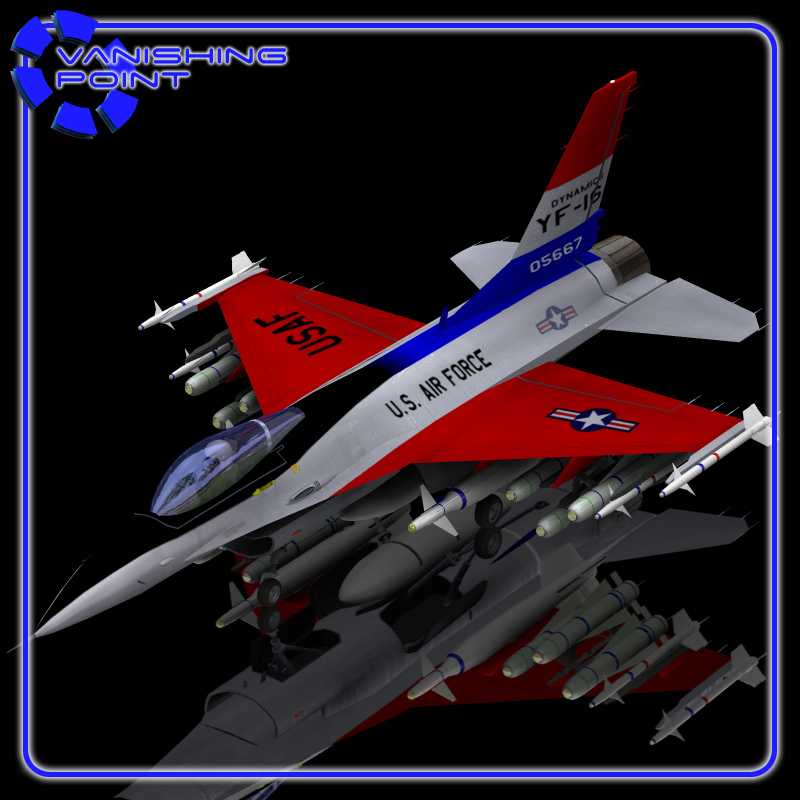 F-16 Falcon (for Poser) by N/A