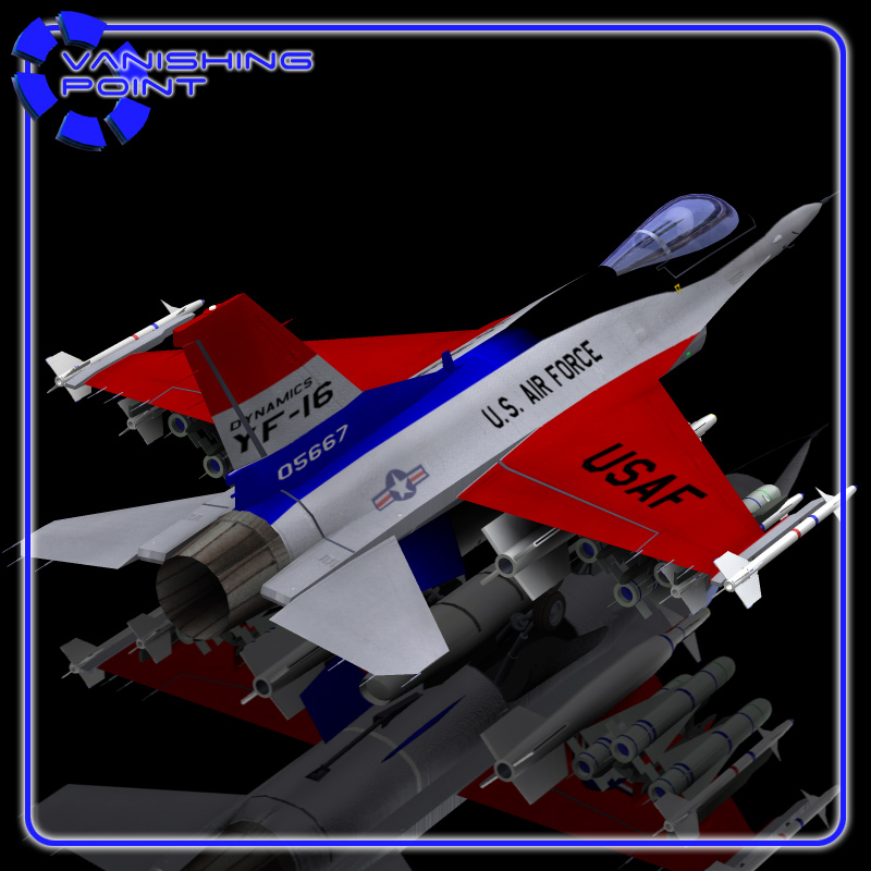 F-16 Falcon (for Poser) by N/A